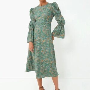 Hyacinth House Open Back Olga Midi Dress; L